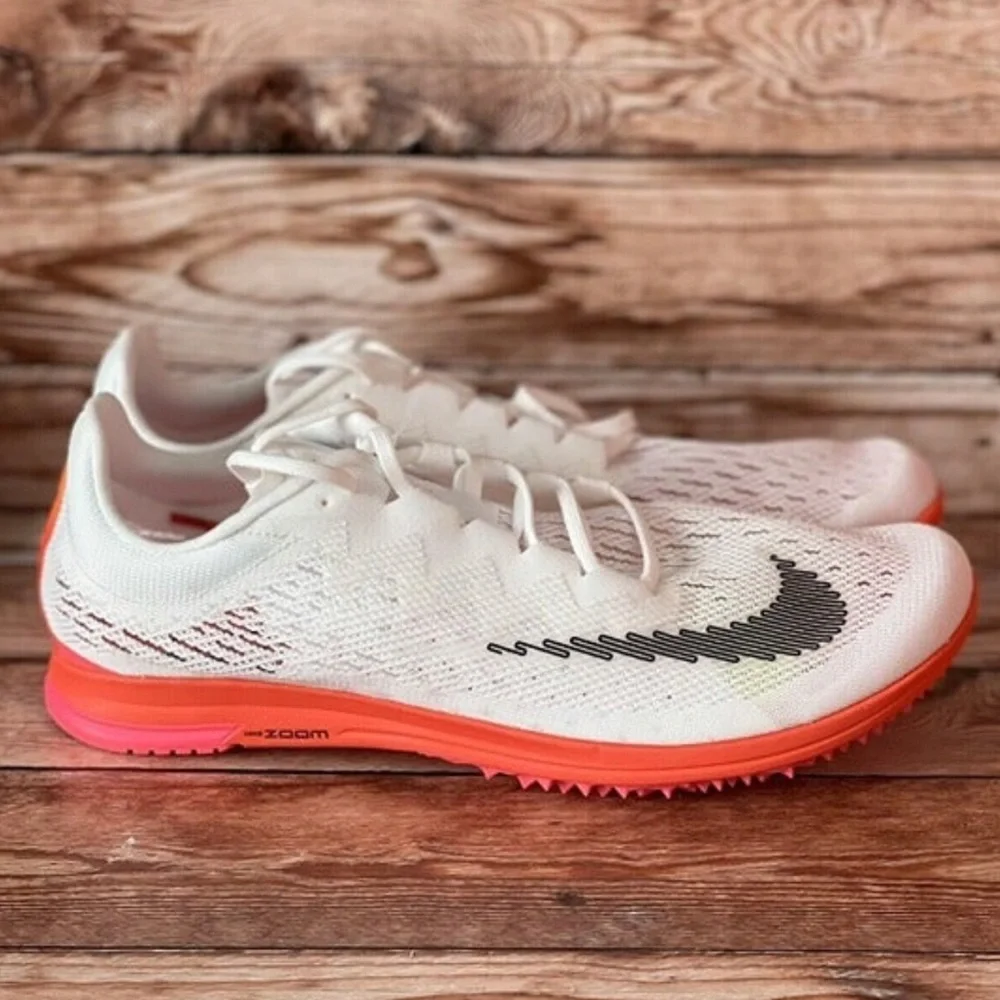 New Nike Zoom Streak LT Spike Flat Cleats White Pink Mens size 11 DN1699-100